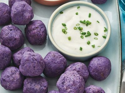 Purple Sweet Potato Bites