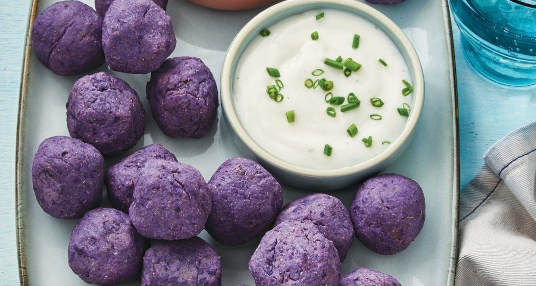 Purple Sweet Potato Bites